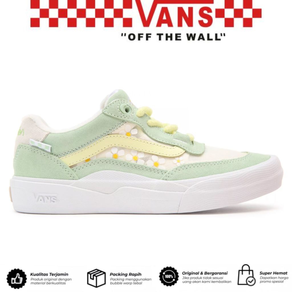 Sepatu Vans Skate Wayvee x Brighton Zeuner Pastel Green