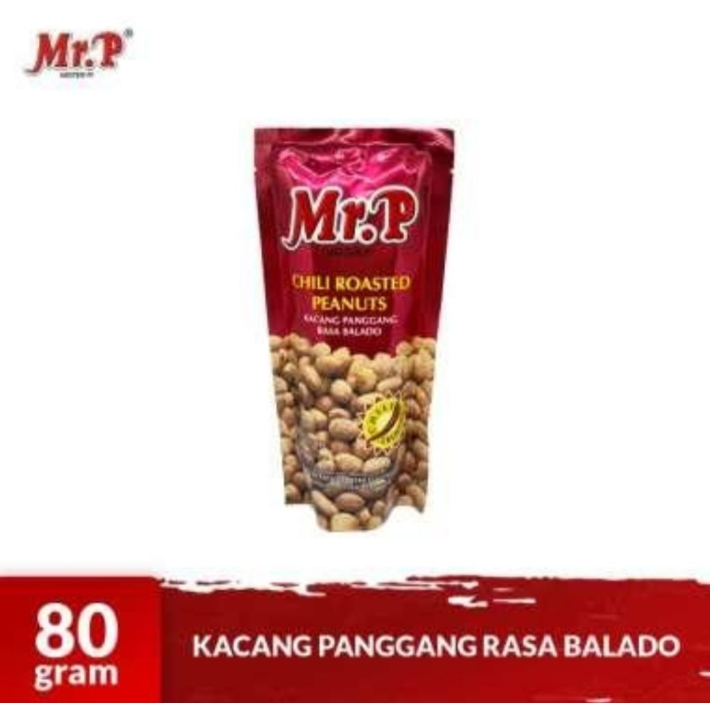 

Mr.P Kacang Panggang Rasa Balado 80 gram