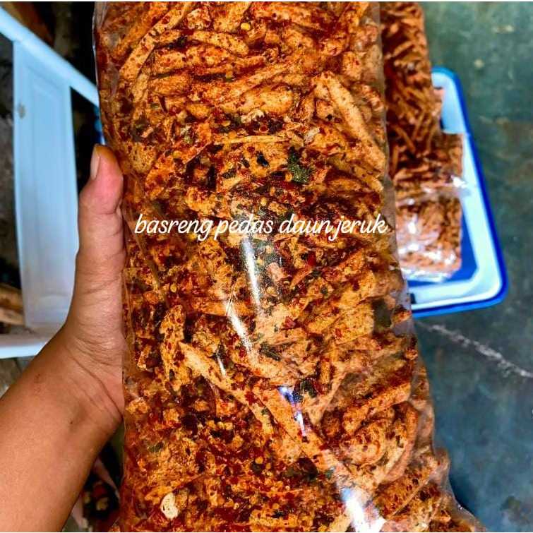 

basreng pedas daun jeruk bumbu melimpah/basreng original daun jeruk isi 1kg 500gr 250gr
