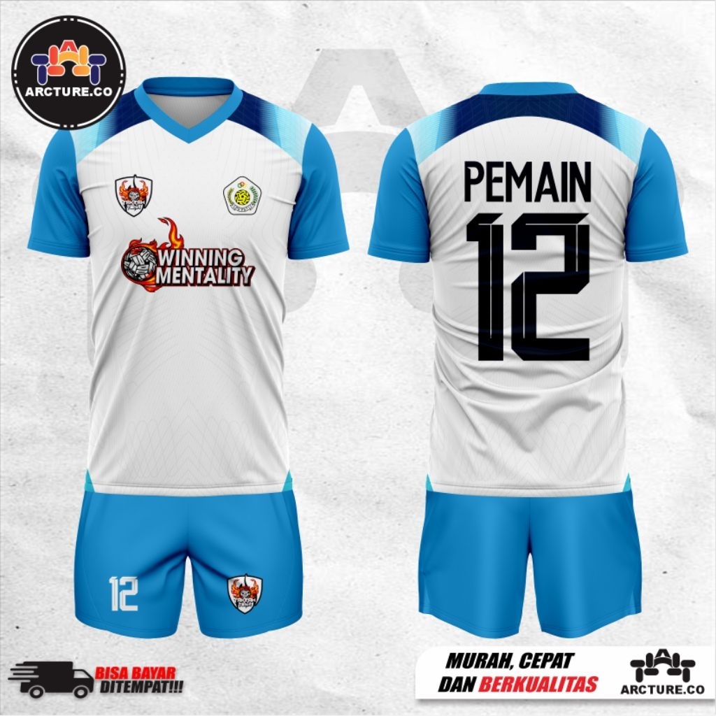 Jersey Futsal/Jersey Sepak Bola Desain Custom