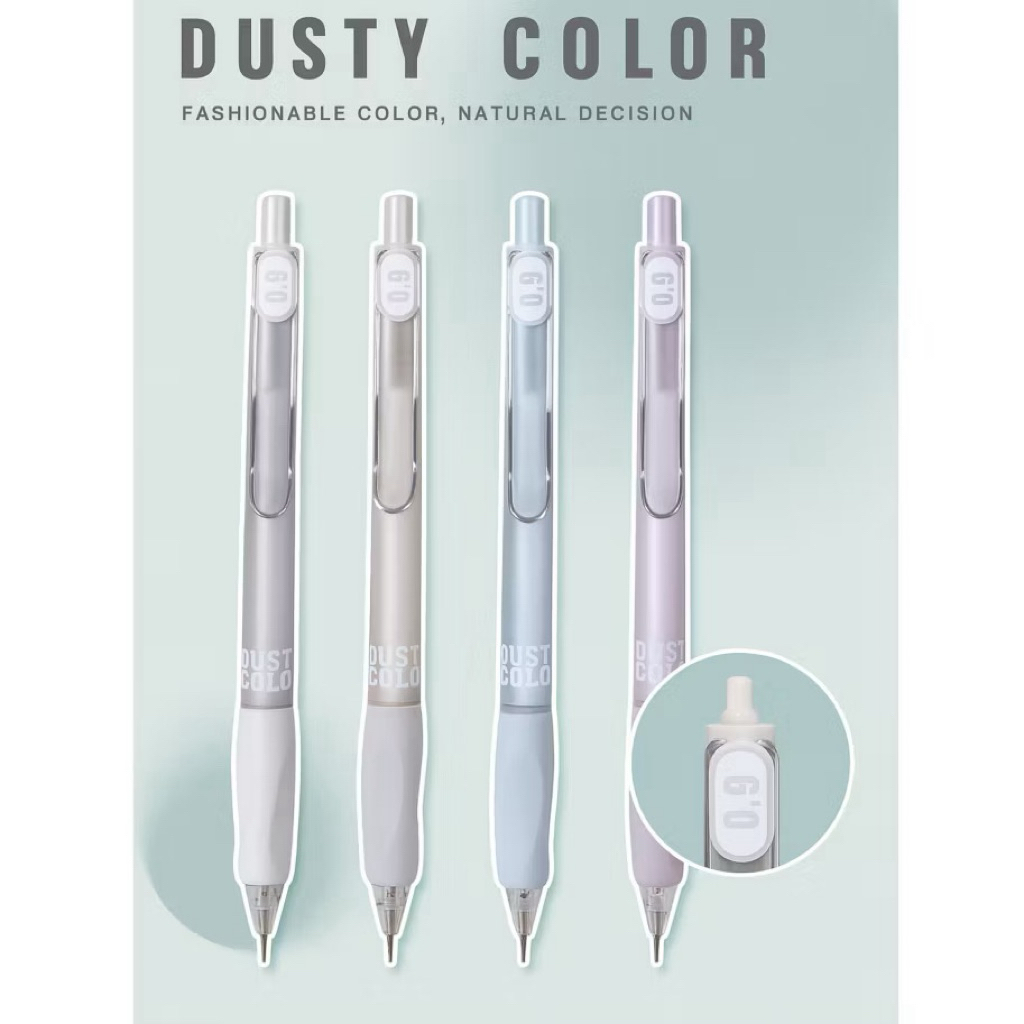 

MP8261 Pensil Mekanik 0.9mm Dusty Color | Mechanical Pencil Grip Empuk Warna Pastel Sekolah & Kantor