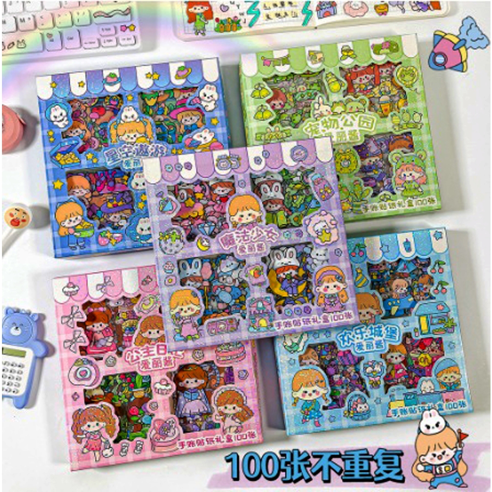 

(STICKER ANAK AESTHETIC MOTIF ELLIE) MOTIF TERLARIS KARTUN KOREA MANIS IMUT LUCU. STIKER ANTI AIR 1 BOX ISI 100 LEMBAR MURAH, GAMBAR TEMPEL WARNA 2D LUCU. STIKER VIRAL CEWEK COWOK ANAK SEKOLAH. STIKER CANTIK ANIME BINATANG BUAH POHON GAME