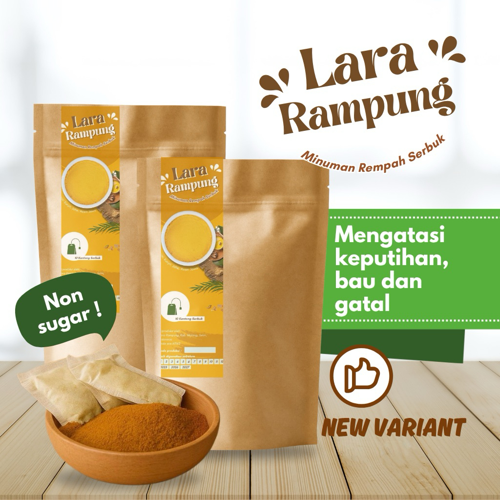 

NON SUGAR Lara Rampung Jamu Keputihan Ampuh