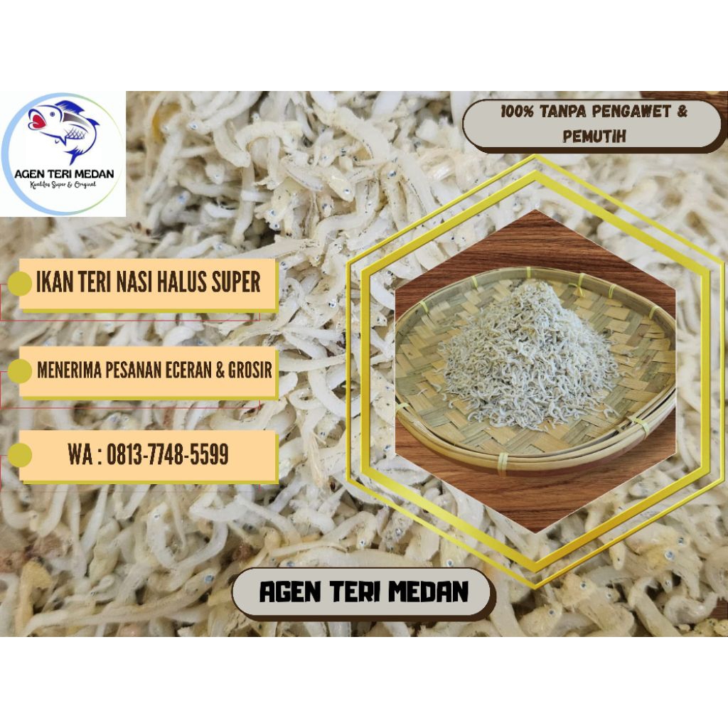 

IKAN TERI NASI HALUS SUPER - SPECIAL FOOD OF MEDAN