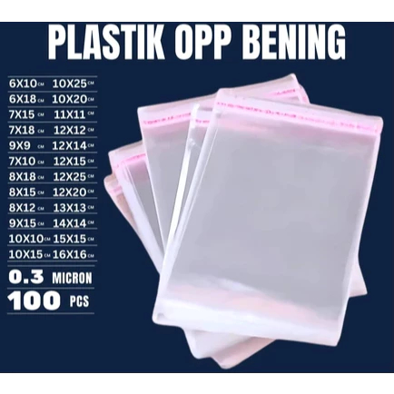 

OPP Ukuran 35x40 Kantong Plastik OPP 6 Cookies Bites Lem / Seal Kemasan Donat Kue Cookies