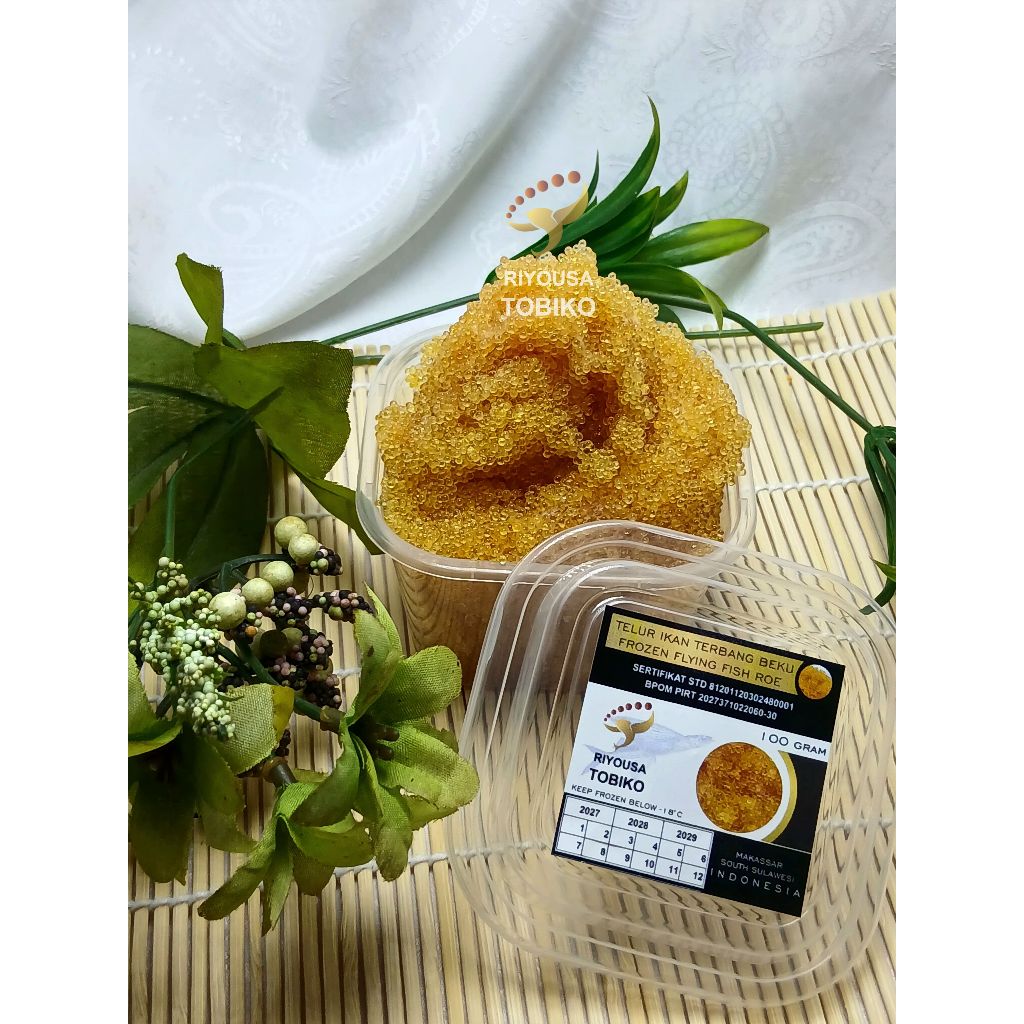 

TELUR IKAN TERBANG SERAT FROZEN GRADE A 100 gram