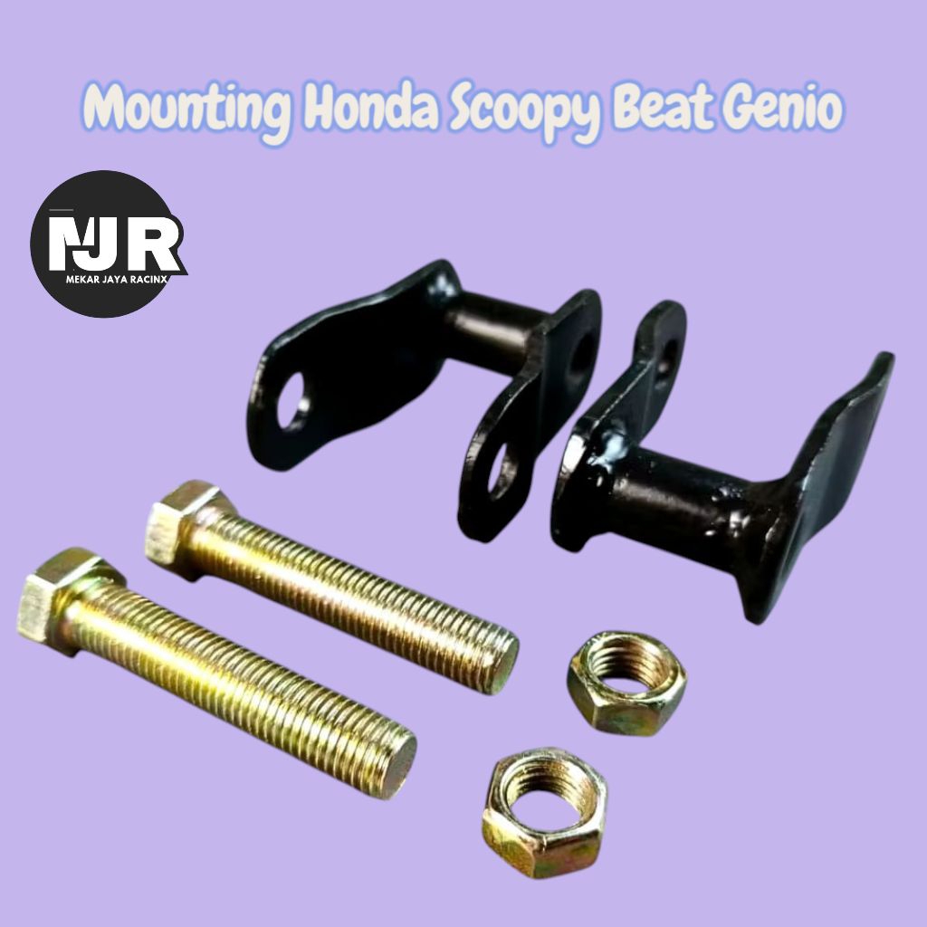 Mounting monting rangka belakang sepeda motor Scoopy Beat Genio