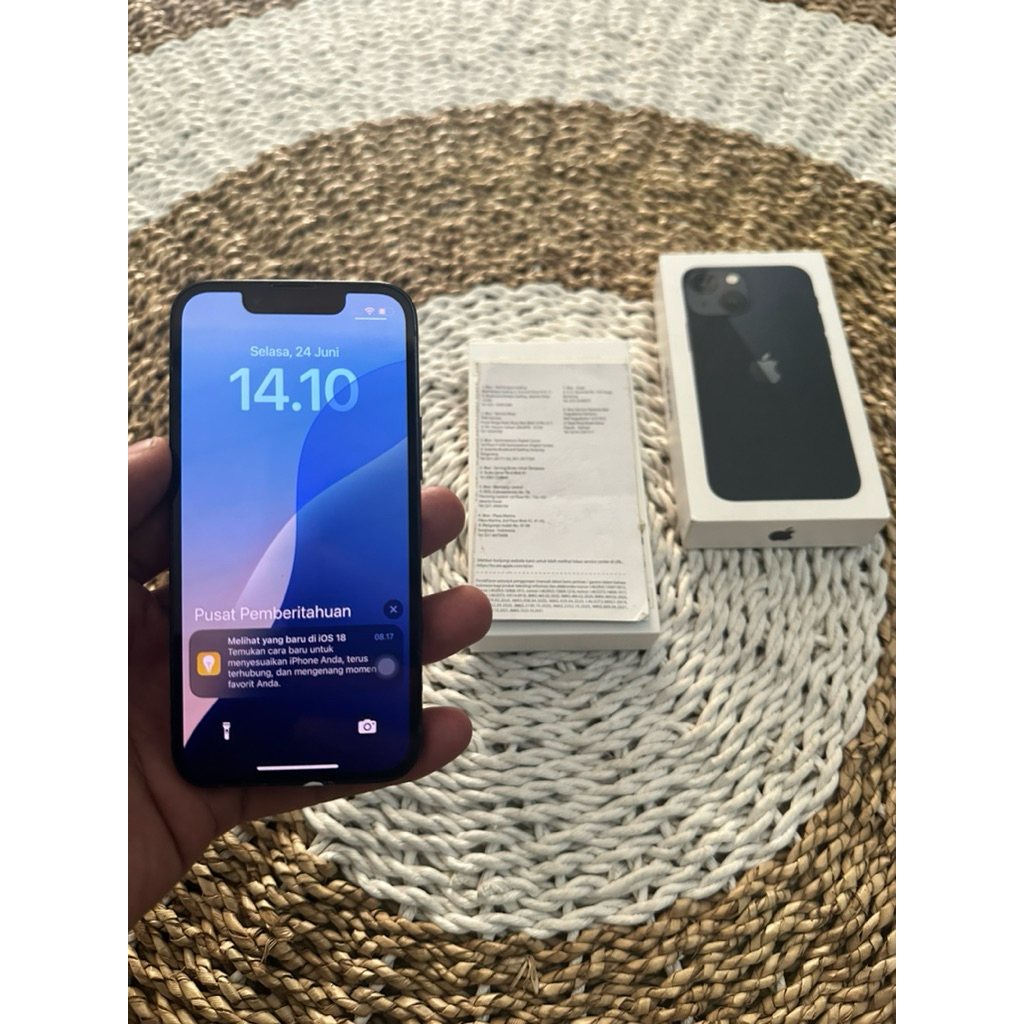 Iphone 13 128gb BEACUKAI PERMANENT bebas blokir imei