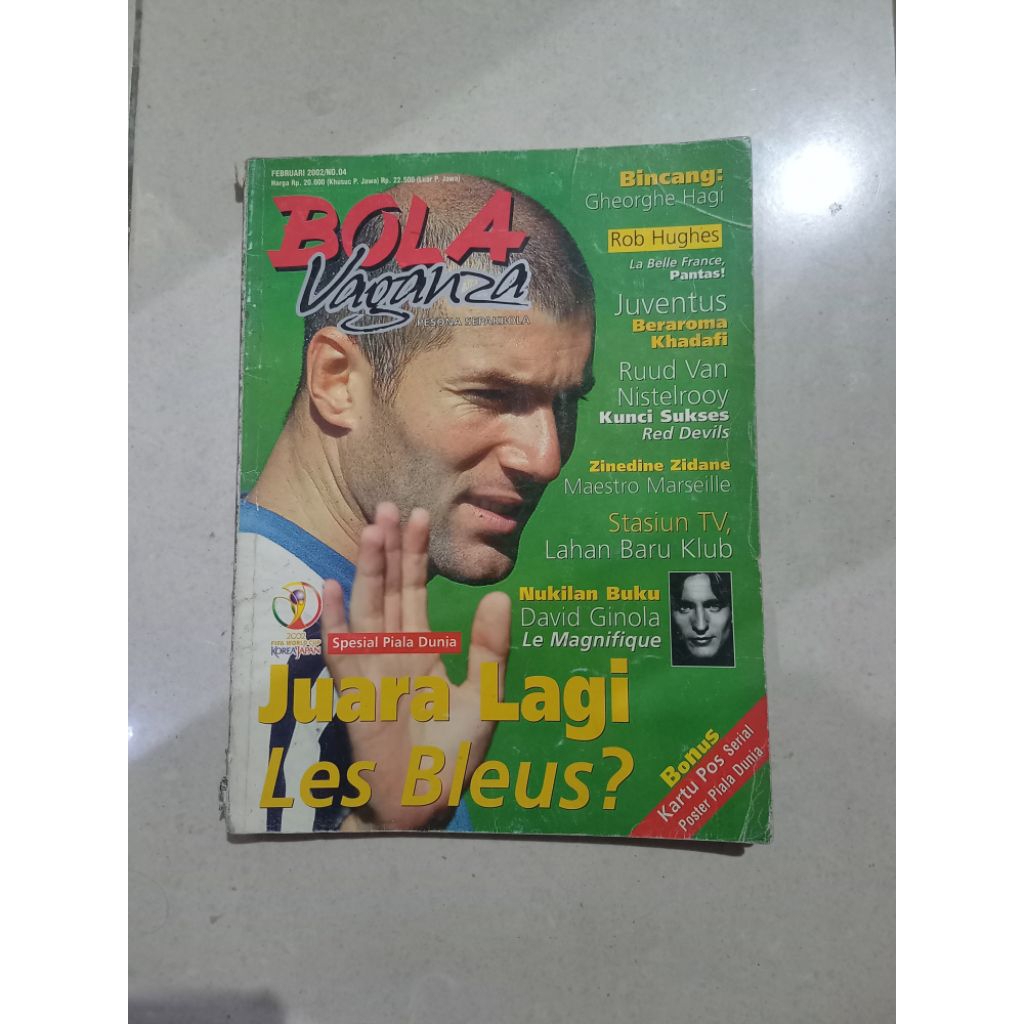 majalah bola vaganza, februari 2002