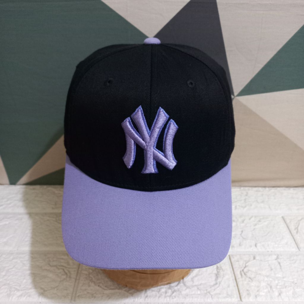 Topo Original Second Topi eMLB Hitam Ungu Size S-M stok 7097