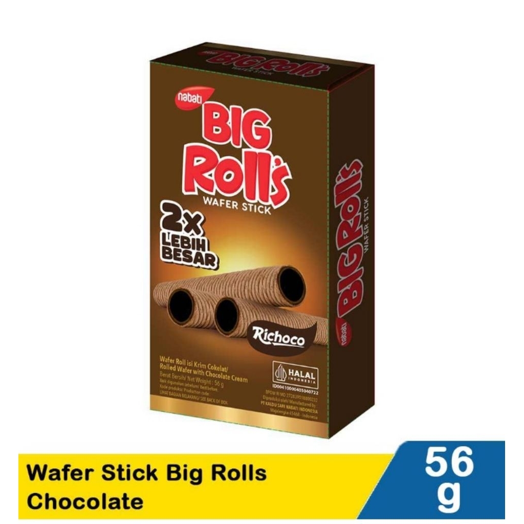 

Nabati Richoco Wafer Stick Big RollsChocolate 48G