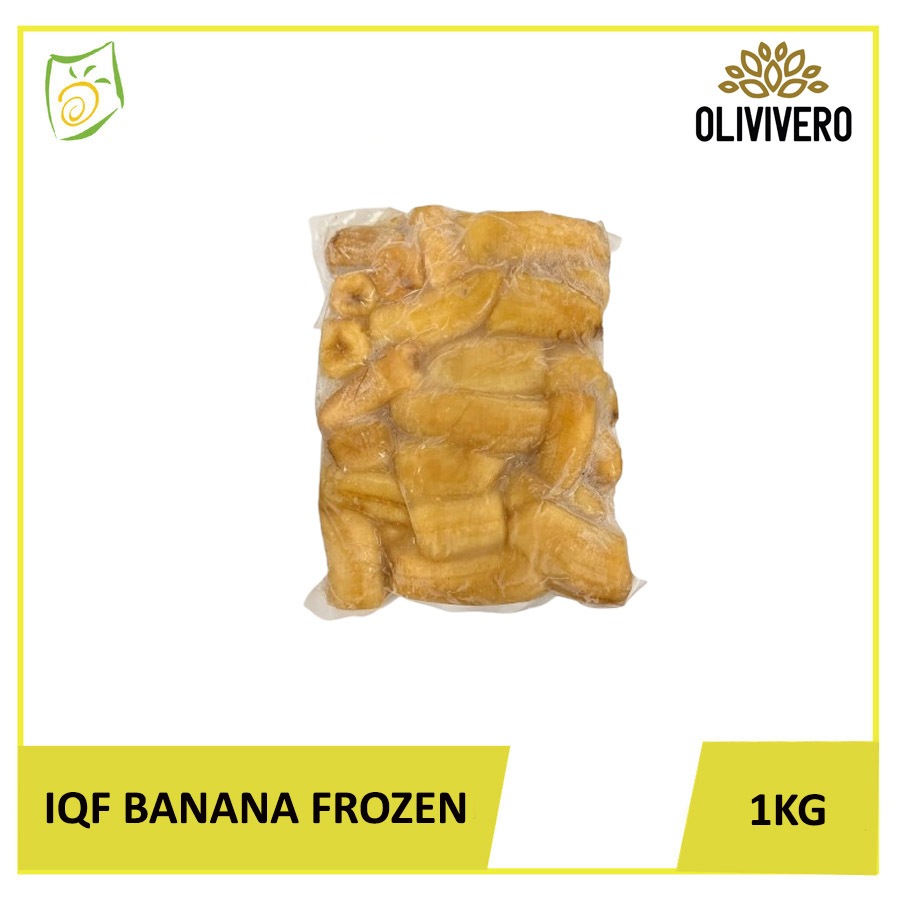 

IQF Banana Frozen 1kg - Pisang Beku 1kg