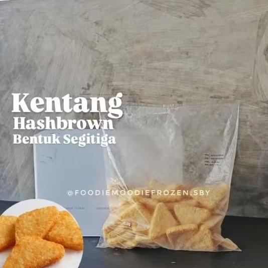 

FROZEN- Kentang hashbrown triangle snowvalley/ french fries hashbrown triangle