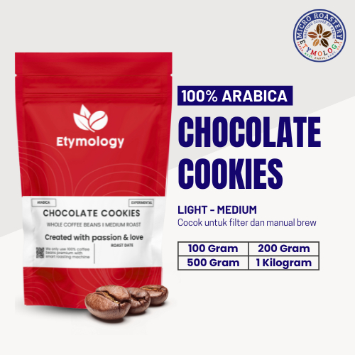 

ETYMOLOGY - Kopi Arabika Chocolate Cookies 100gr - 1Kg Roasted Beans Coffee