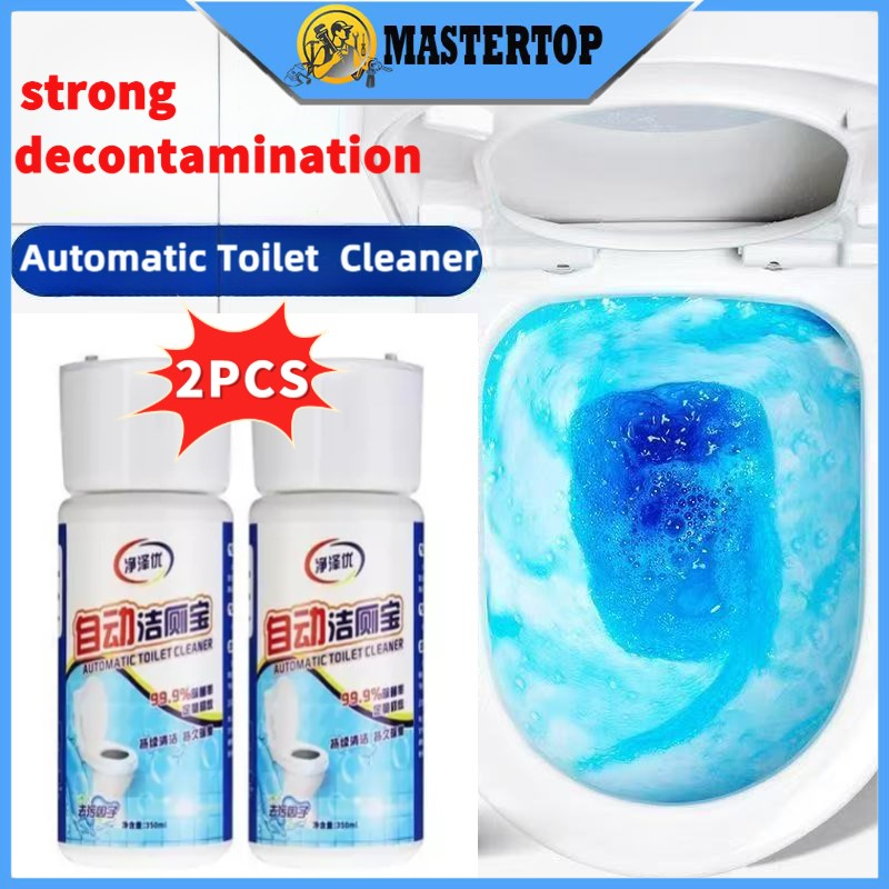 【2PCS】Toilet Cleaner Otomatis 350 Ml Penyegar Toilet Automatic Closet Cleaner Blue Clean Pembersih W