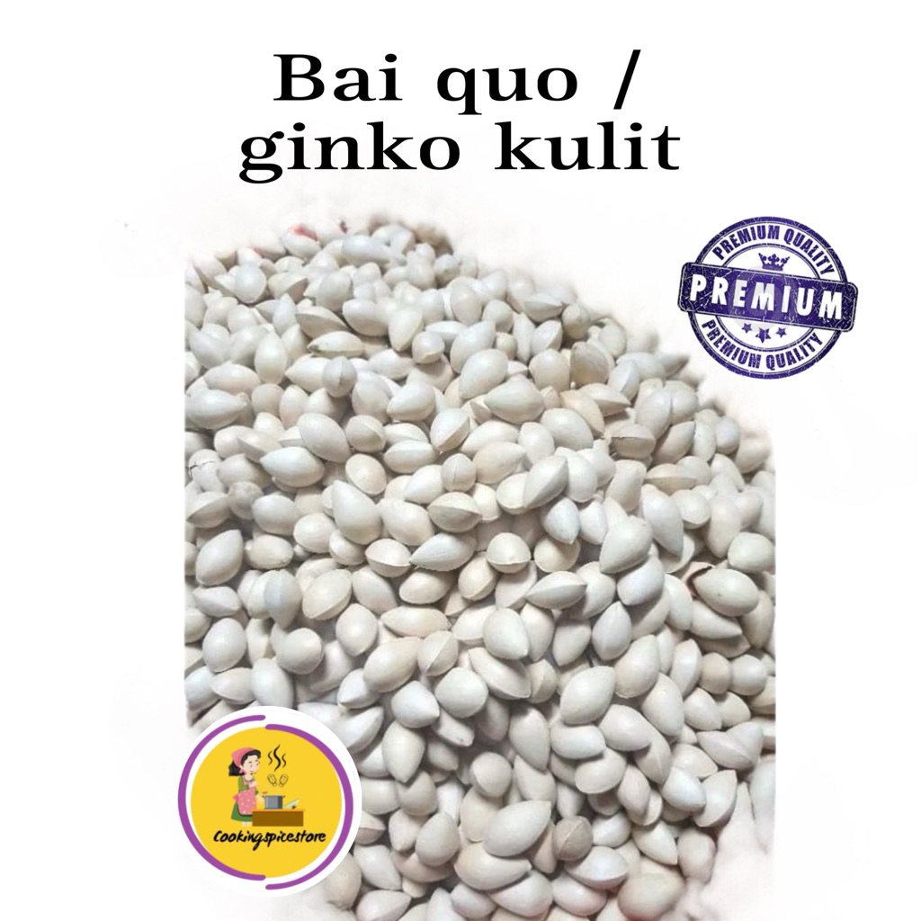 

Bai guo / ginko biloba / pek ko 500gr / ginkgo nuts / pek koi /白果