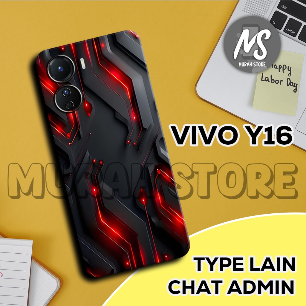 Softcase Karet VIVO Y16/MS22/Motif MOZAIK/Case VIVO Y16/Silikon VIVO Y16