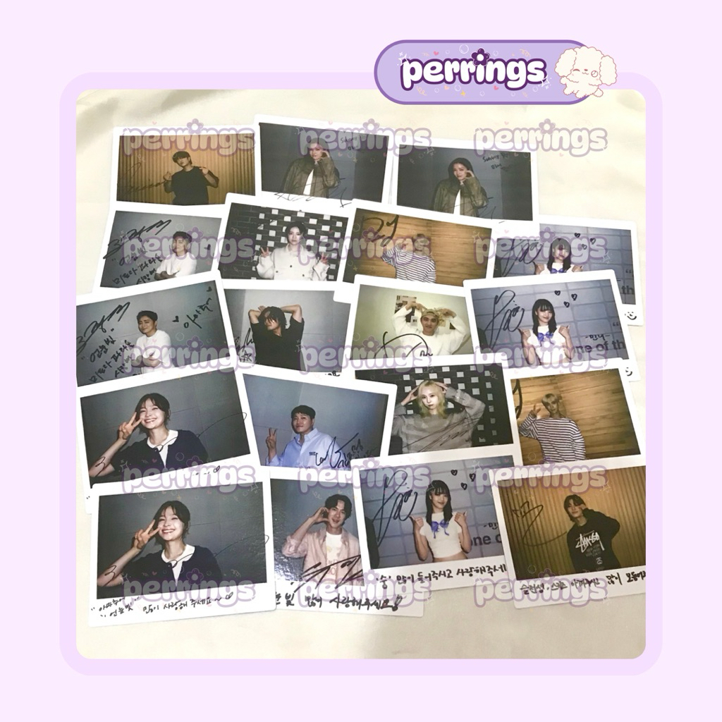 SIGNED POLAROID OST ALBUM RESIDENT PLAYBOOK | STRAYKIDZ | AESPA | WINTER | EXO | DO KYUNGSOO | DK DO