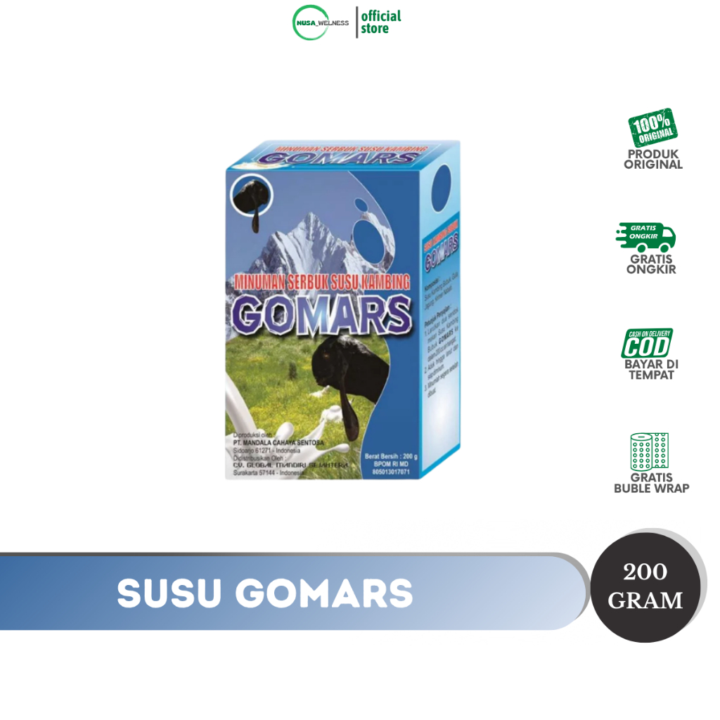 

GOMARS SUSU KAMBING ETAWA - pilihan agar keluarga sehat