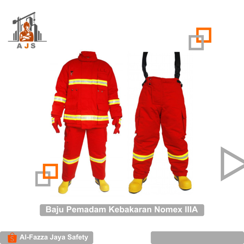 Baju Pemadam Kebakaran Nomex IIIA / Fireman Suit Nomex IIIA Damkar