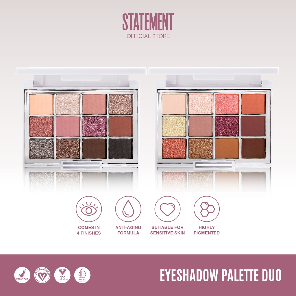 Statement Beauty Eyeshadow Palette Duo