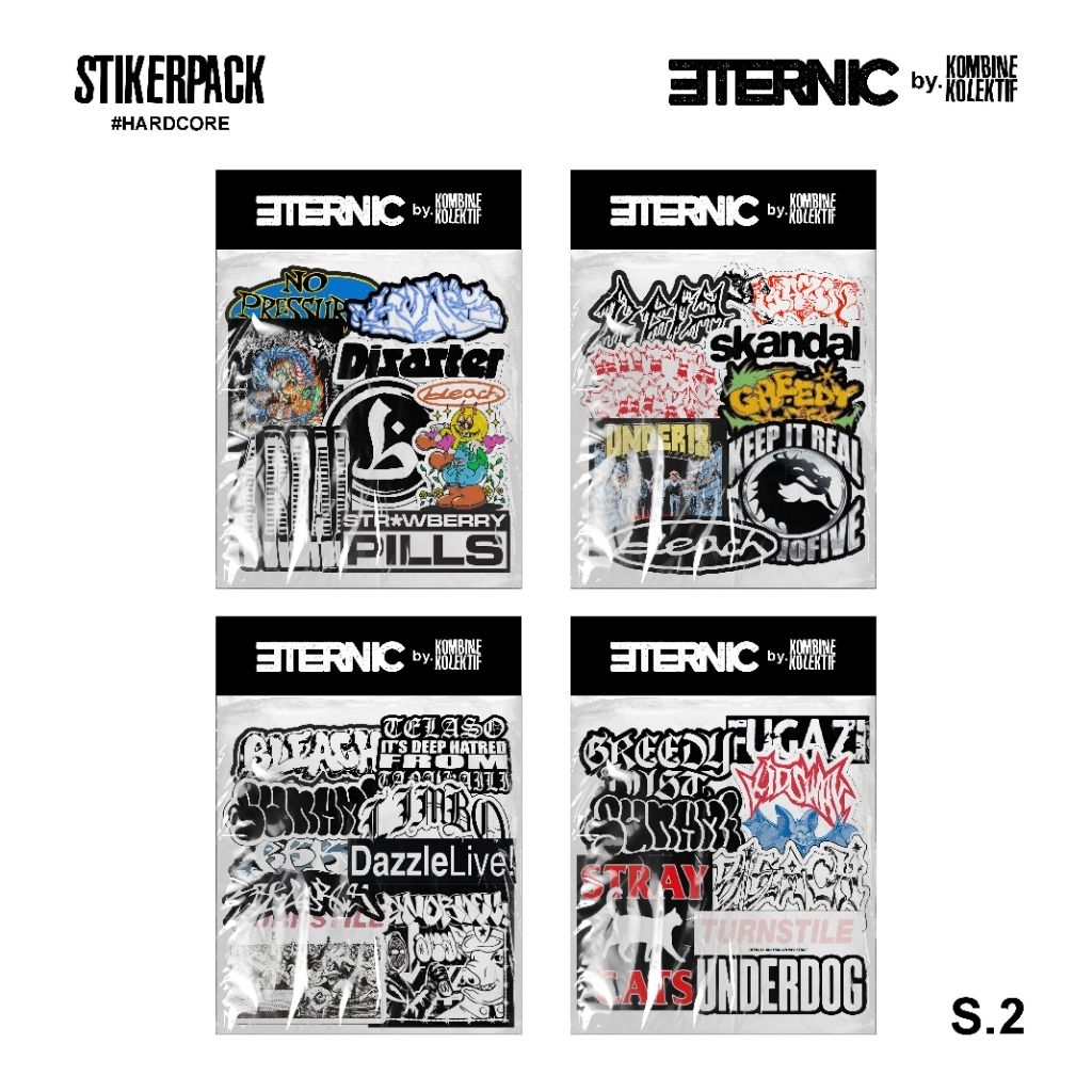 

Stikerpack Band Hardcore Series 2