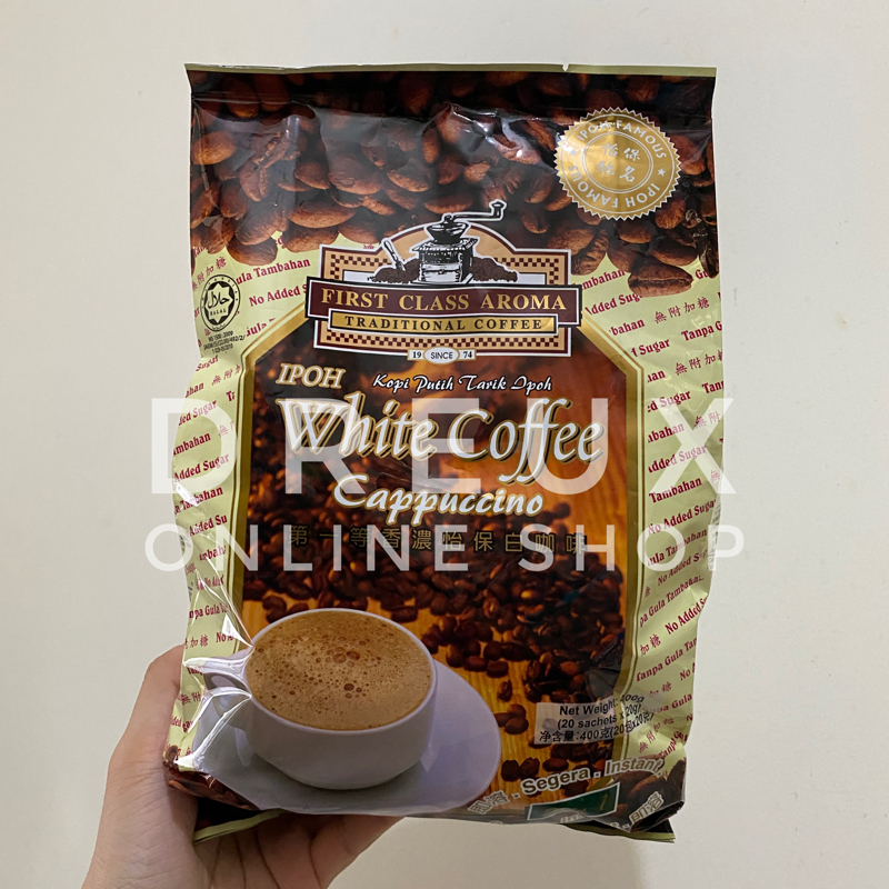 

[IMPORT] FIRST CLASS AROMA Ipoh Instant White Coffee Cappuccino 400gr