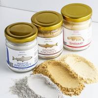 

Crystal Food Powder 20gr (White Anchovy, Brown Anchovy, Shrimp, Gabus, Carrot, Salmon, Oyster))