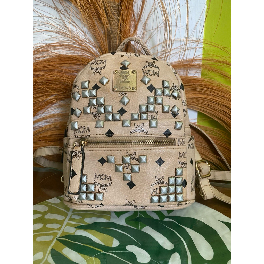 Best Offer Ransel mini tas jalan fashion MCM preloved keren