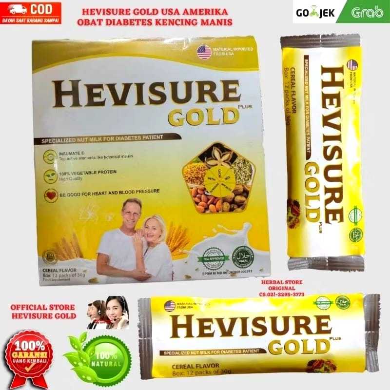 

HEVISURE GOLD MILK SUSU UNTUK PENDERITA DIABETES DAN KENCING MANIS ORIGINAL USA