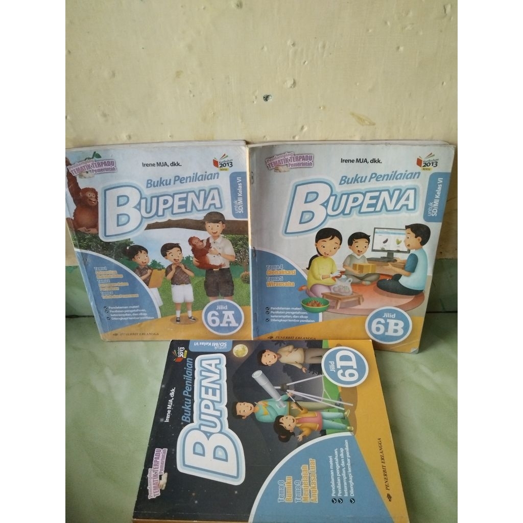 BUPENA SD KELAS 6 ORI BEKAS