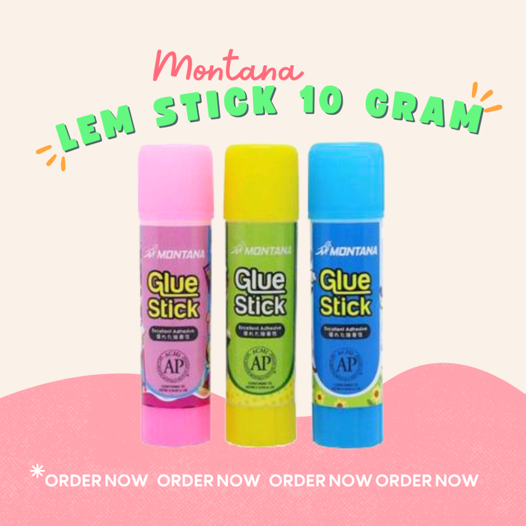 

Lem Stik Kecil 10 gram / Glue Stick Fancy / Lem Gluestick / Lem Batang Montana