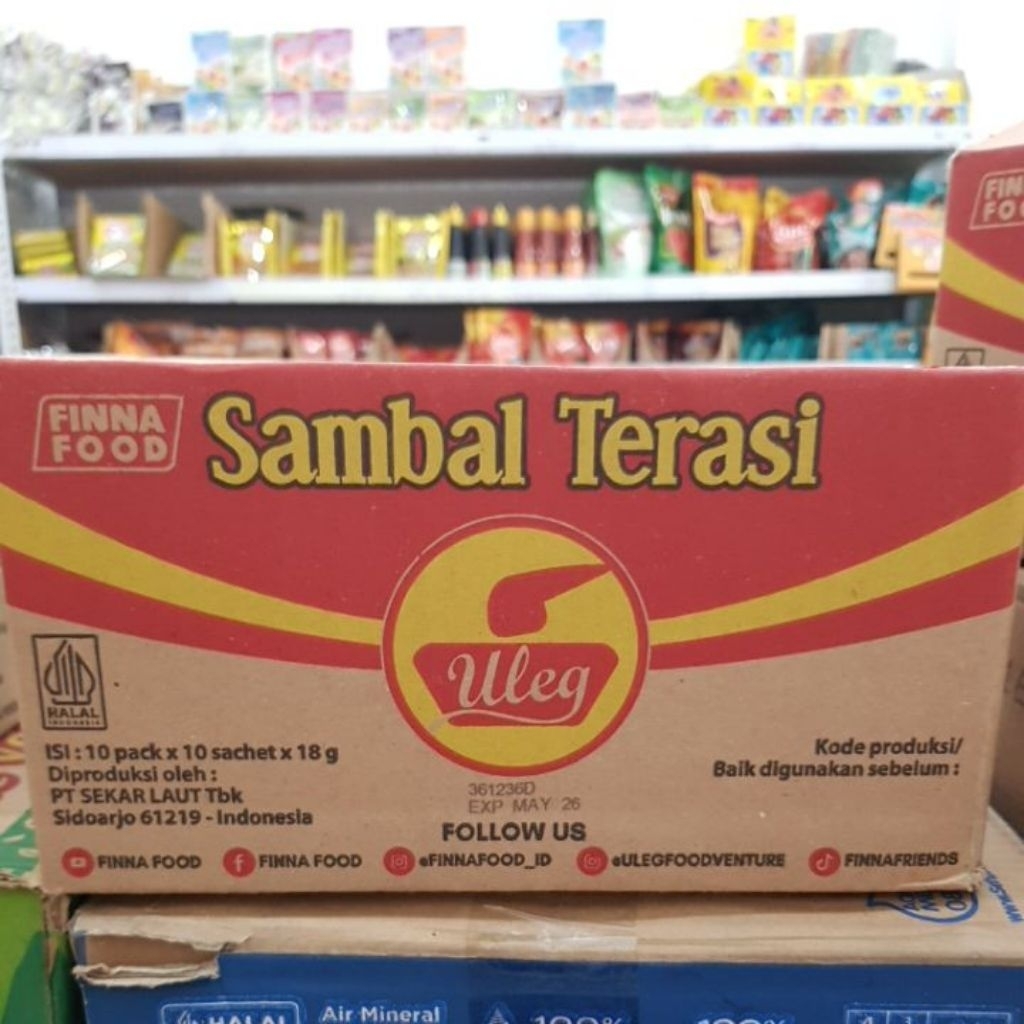 

sambel finna terasi uleg/ sambal ijo 18gr karton