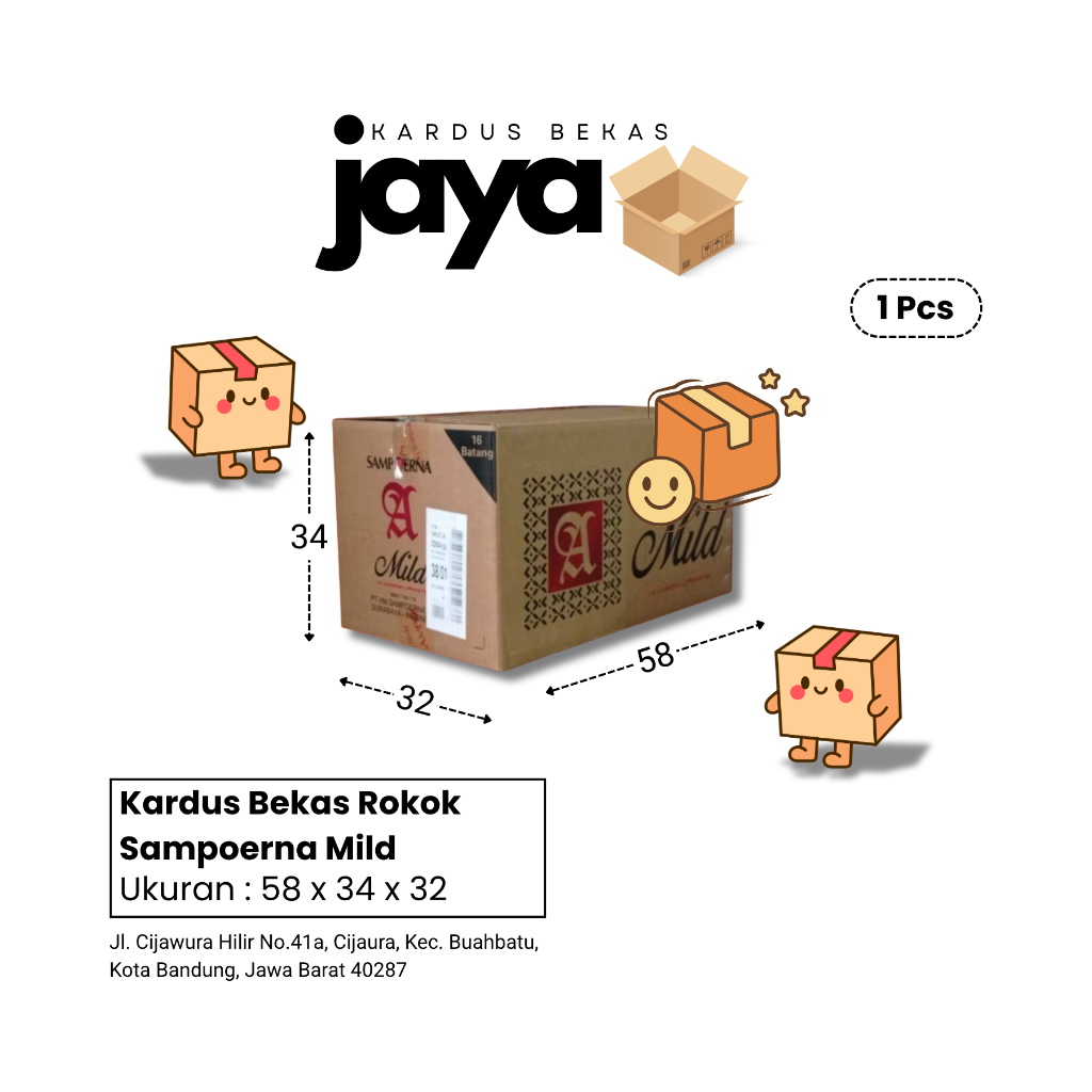 

Kardus Bekas Rokok Sampoerna Mild | Packing Usaha | Bersih & Layak Pakai | 1 Pcs