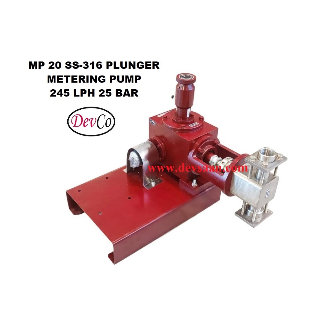Pompa Dosing MP224525 SS-316 Plunger Metering Pump 245 LPH 25 Bar - DSMP22452538