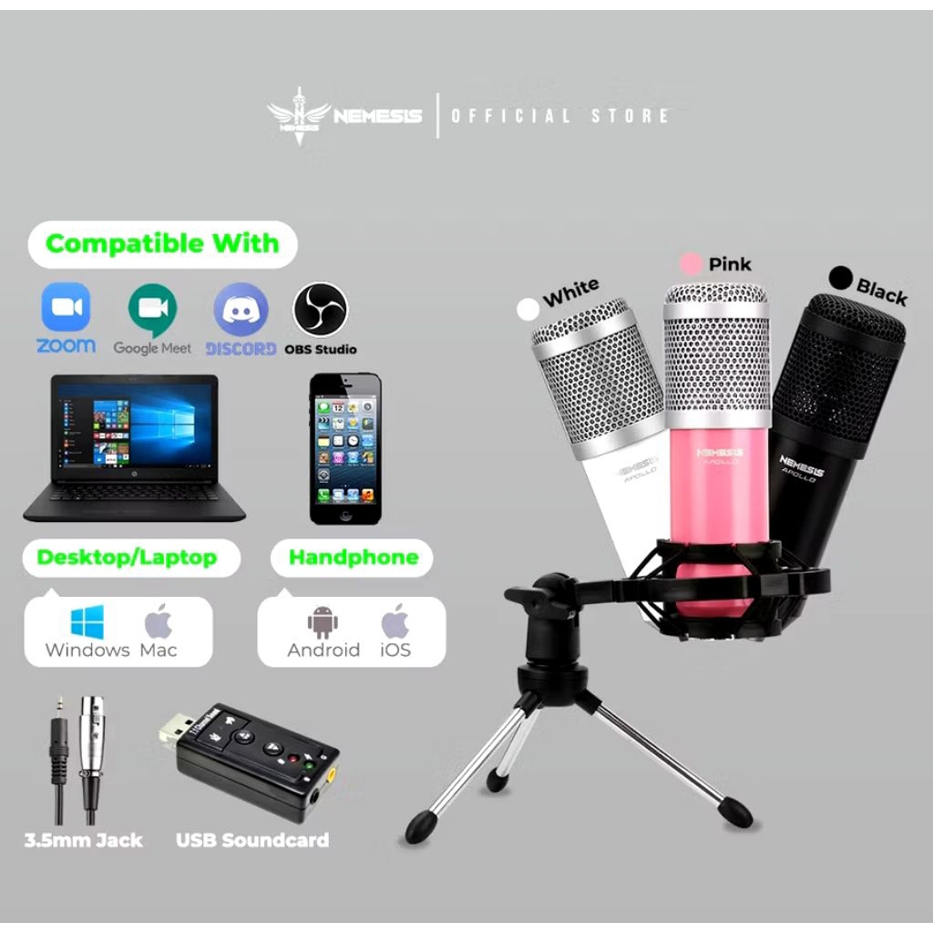 Microphone NYK Nemesis MCA-06 / MCA06 Apollo Condenser