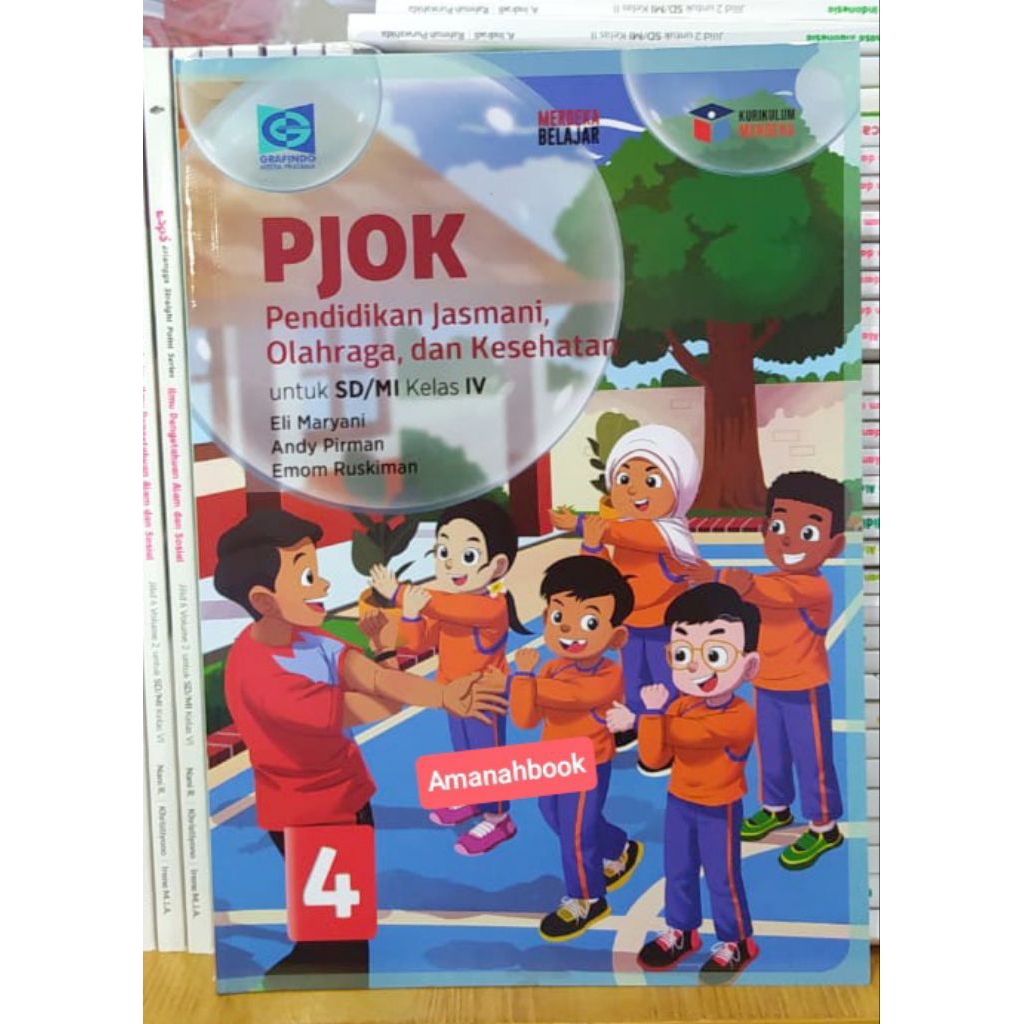 Buku PJOK SD Kelas 4 Kurikulum Merdeka Grafindo