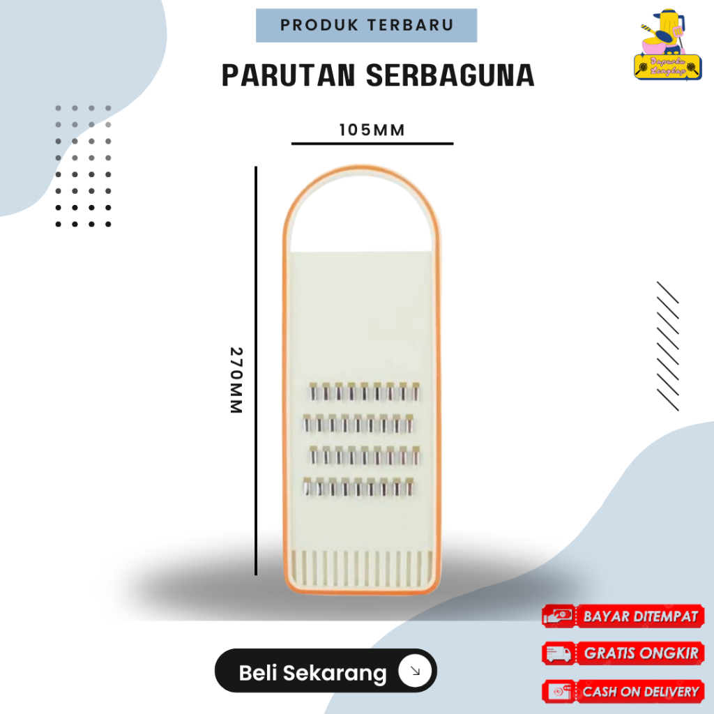 Hot Deals Dapurku Lengkap - Parutan Labu Parut Alat Pemotong Buah Sayur Kentang Wortel Dapurku