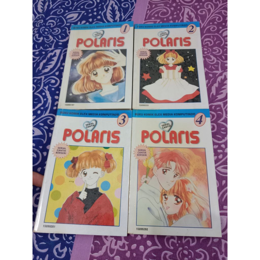 komik manga Polaris 1-4 tamat mulus sampul plastik