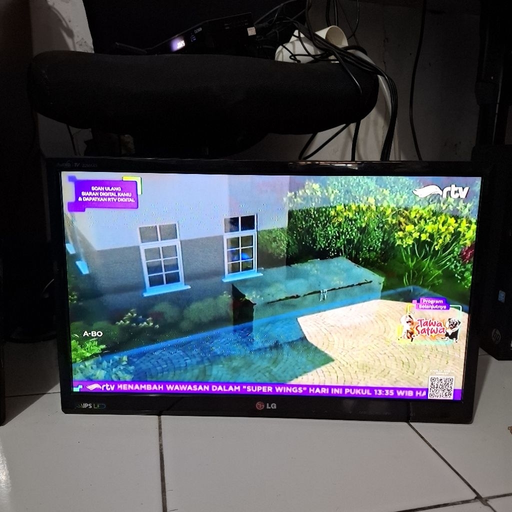 TV LG LED 22MA43A 22 inch Minus Bs (Black spot)