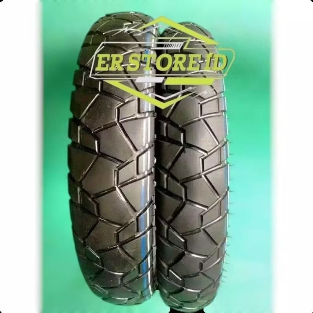 NEW Ban matic sepasang semi trail ukuran 80/90 - 90/90 ring 14
