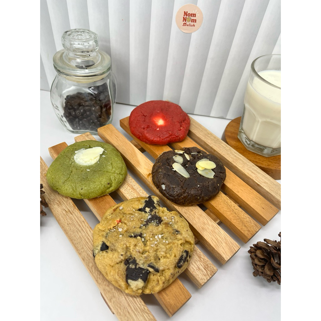 

Healthy Soft bake cookies by Nom Nom Delish