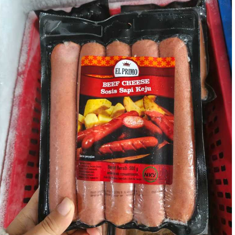 

Sosis El Primo Premium 500gr Beef Cheese