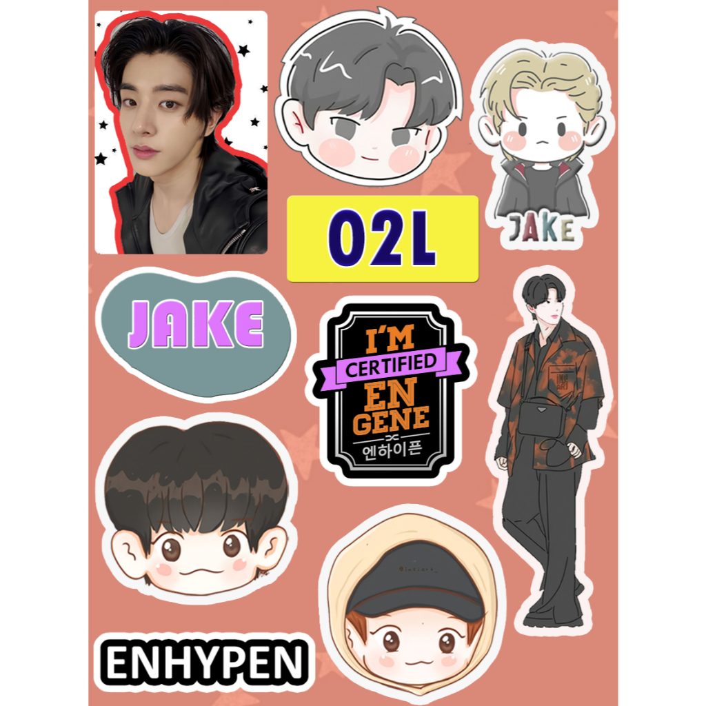 

STICKER CUTTING JAKE ENHYPEN WATERPROOF