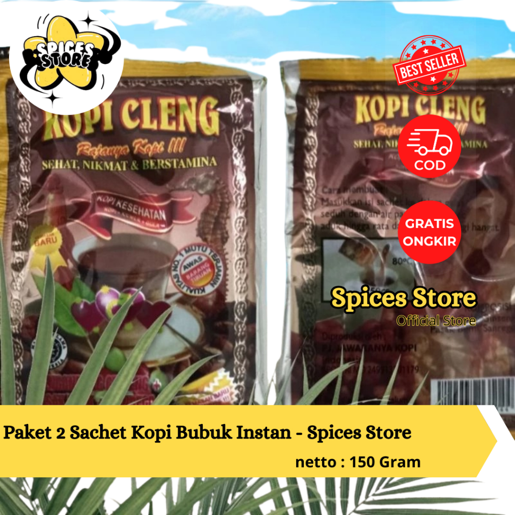 

Paket 2 Sachet Kopi Bubuk Instan - Spices Store