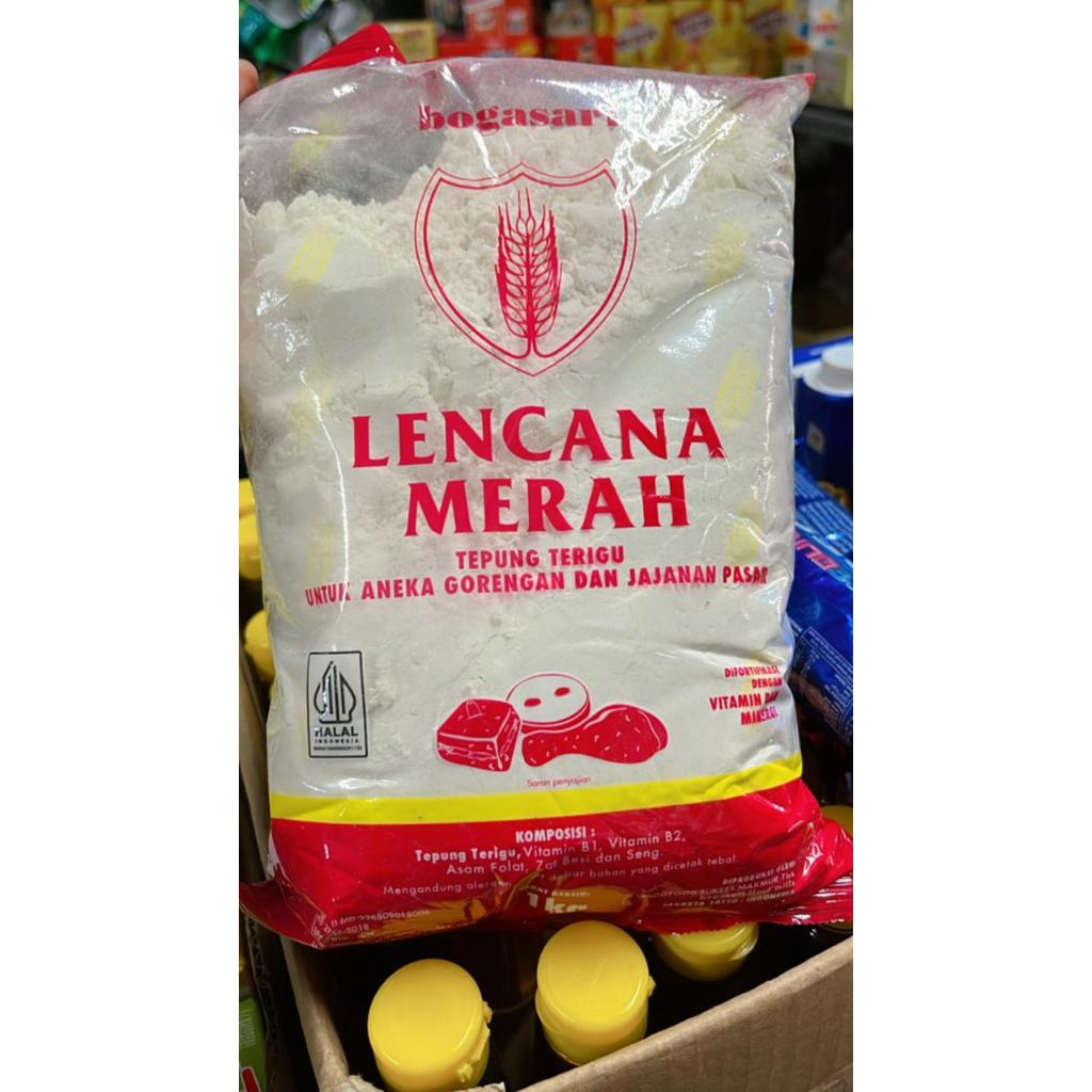 

Tepung Terigu Lencana Merah Protein Rendah 1 Kilo