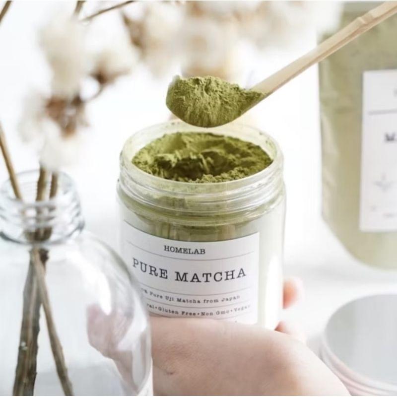 

HOMELAB - PURE UJI MATCHA Japan - Bubuk Matcha Premium Grade - PURE MATCHA | JAR - 100g