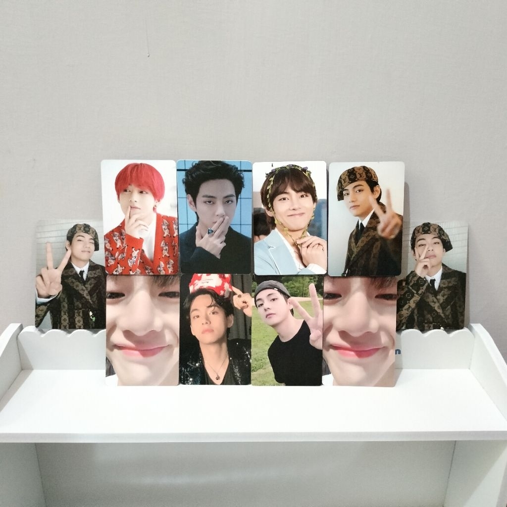 PHOTOCARD KIM TAEHYUNG V BTS OFFICIAL | LAYOVER VER 1 - 2 BLUE - GREEN - WEVERSE ALBUMS | PROOF STAN