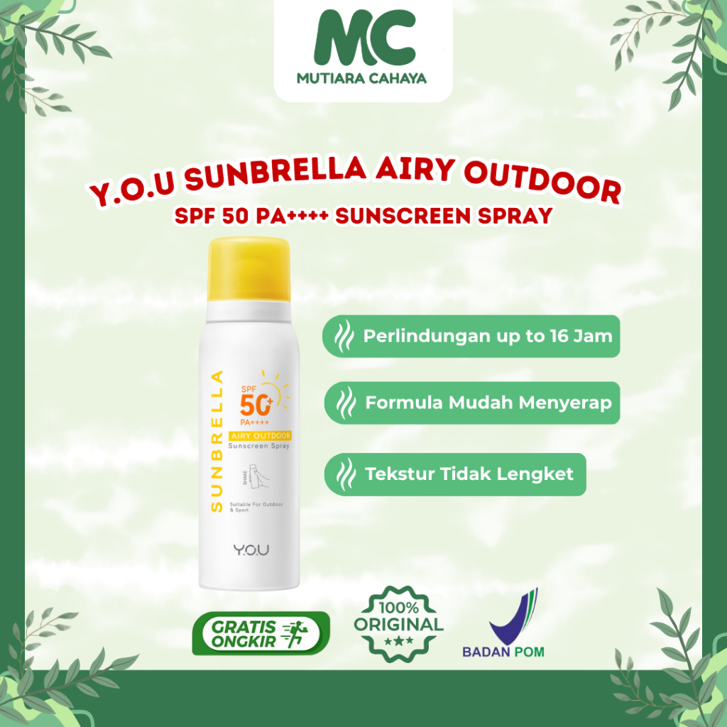 MC Official - Y.O.U Sunbrella Sunscreen SPF 50 PA++++ / YOU Sunbrella Sunscreen Spray / YOU Sunbrell