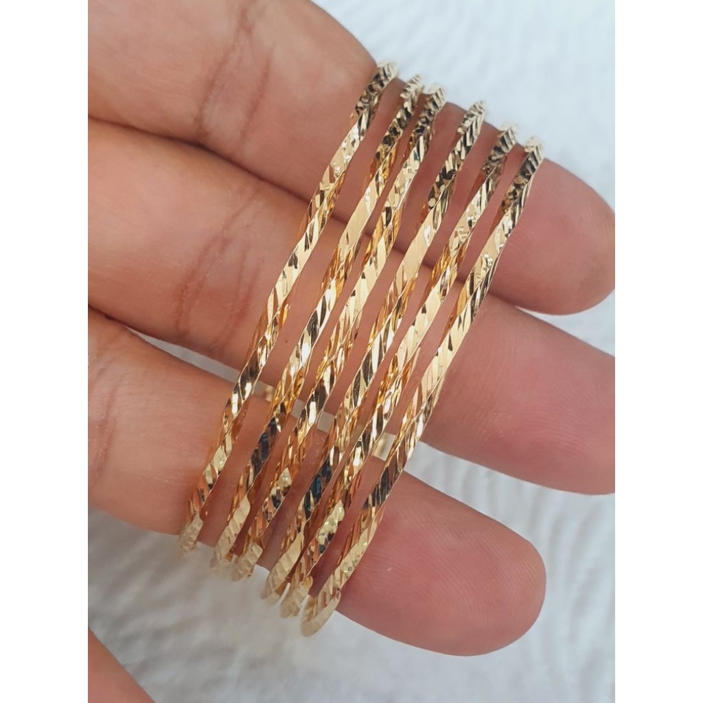 gelang model keroncong plontir cukit emas 70 16K